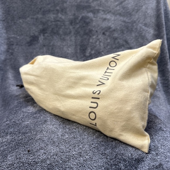 Louis Vuitton Suede Driving Loafers Men's 6.5 Black LV Hardware Made Italy - Picture 16 of 16